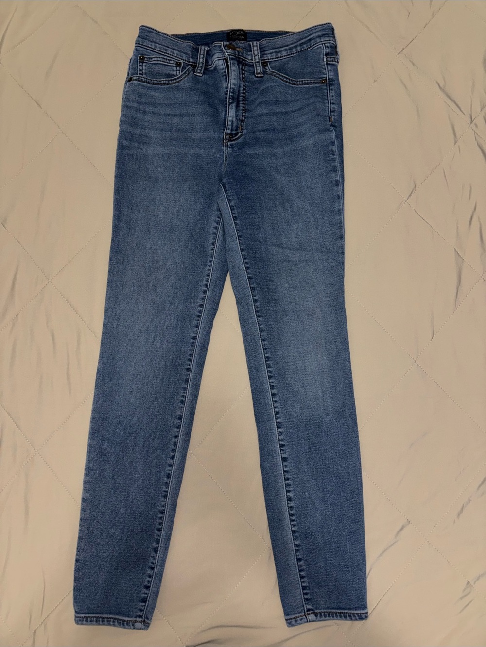 J. Crew Skinny Jeans in Medium Blue Wash